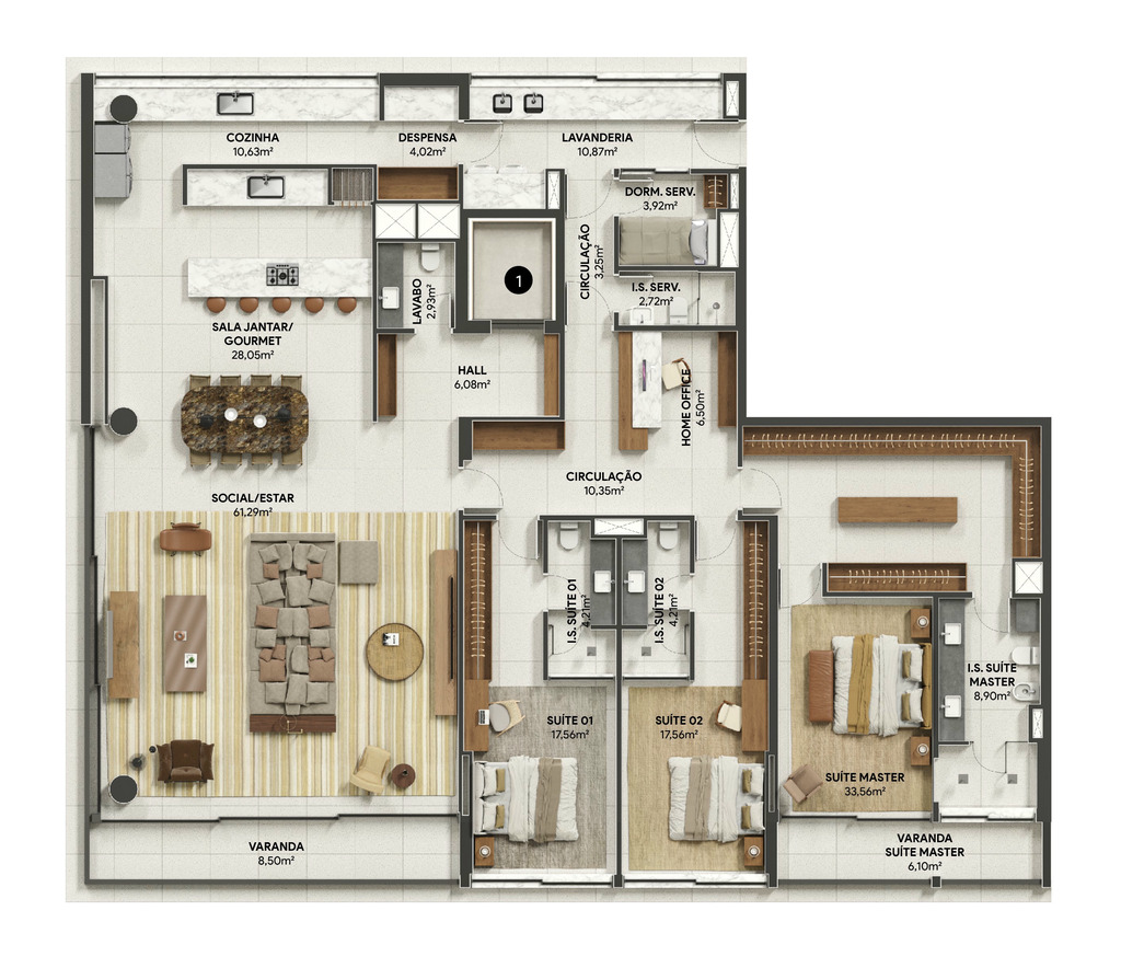 Cobertura, 4 quartos, 413 m² - Foto 59