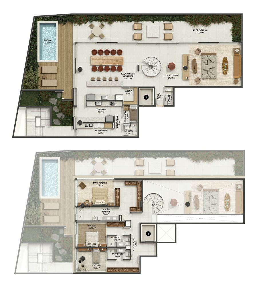 Cobertura, 4 quartos, 413 m² - Foto 65