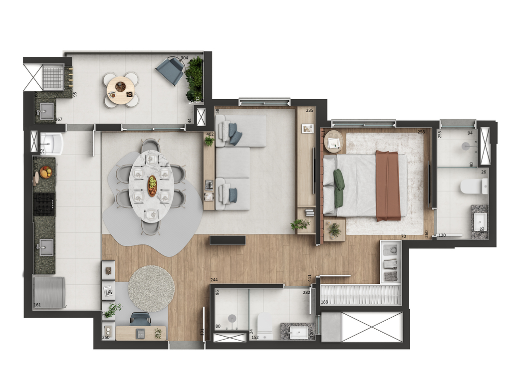 Apartamento, 3 quartos, 66 m² - Foto 29