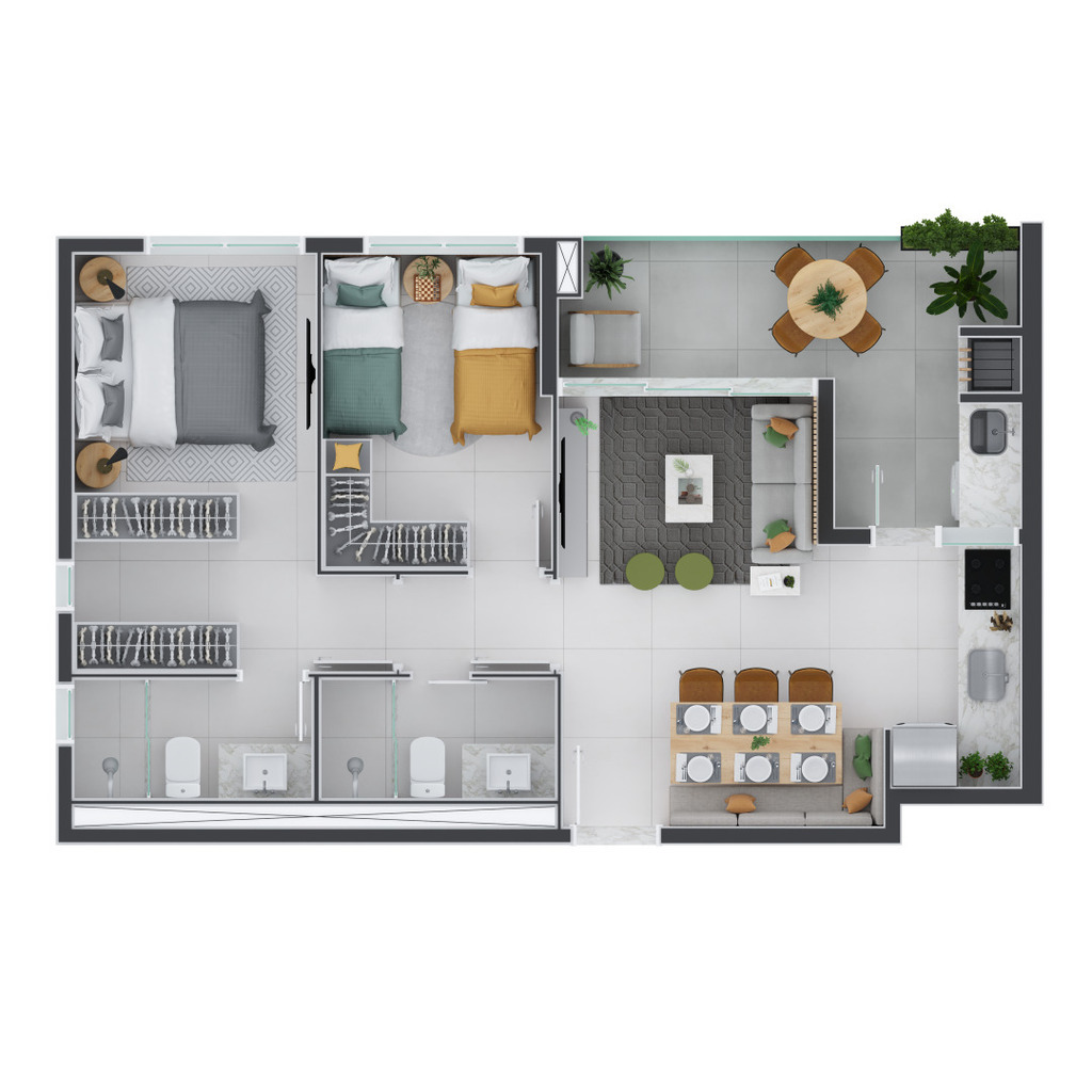 Apartamento, 2 quartos, 86 m² - Foto 30