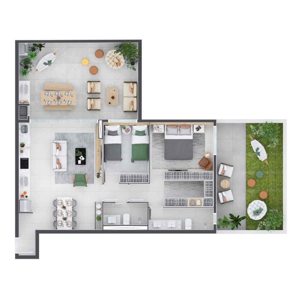 Apartamento, 2 quartos, 86 m² - Foto 35