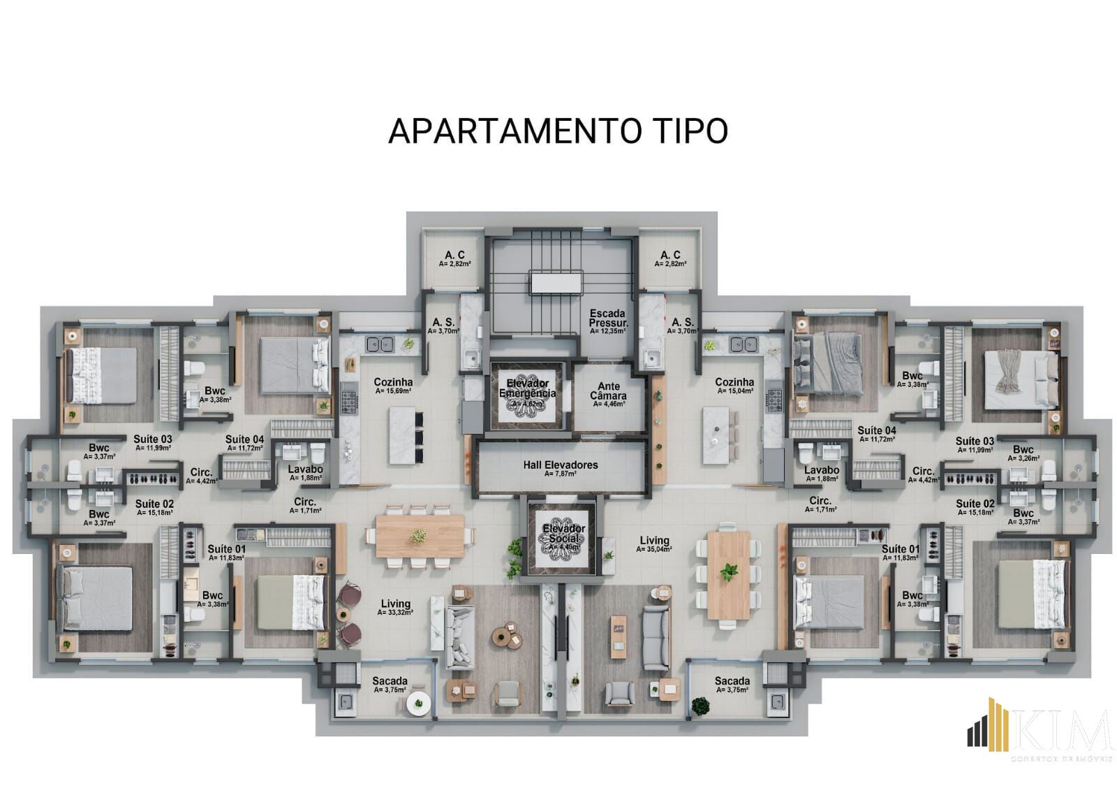 Apartamento, 4 quartos, 146 m² - Foto 23