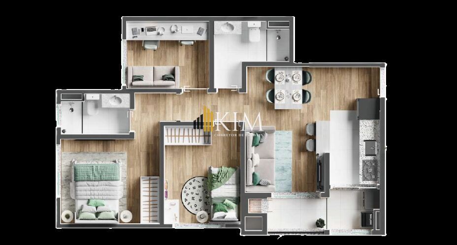 Apartamento, 3 quartos, 56 m² - Foto 22