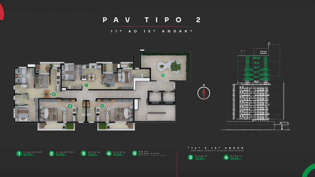 Apartamento, 1 quarto, 29 m² - Foto 30