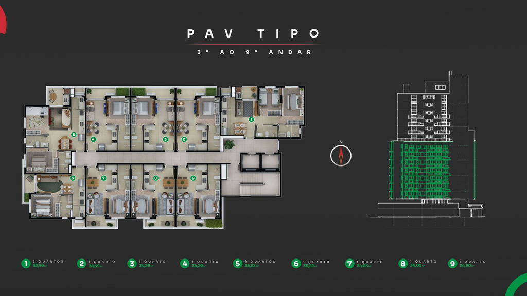 Apartamento, 1 quarto, 29 m² - Foto 18