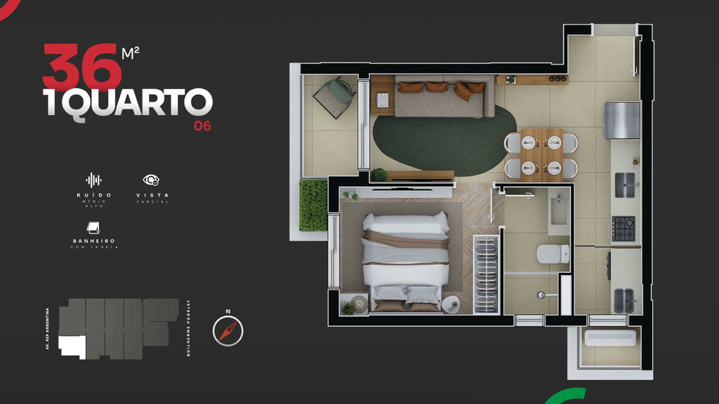 Apartamento, 1 quarto, 29 m² - Foto 21