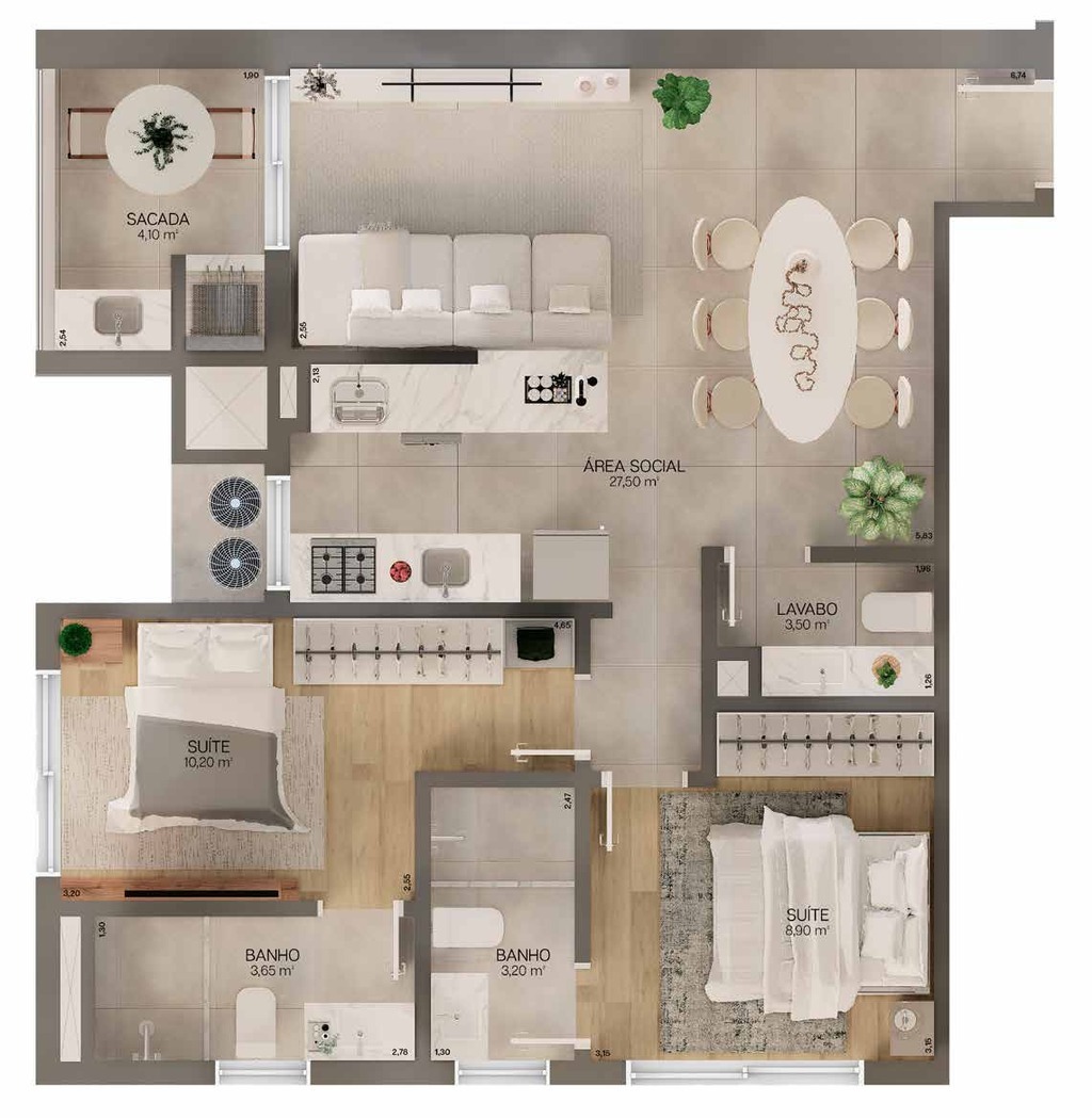 Apartamento, 2 quartos, 80 m² - Foto 26