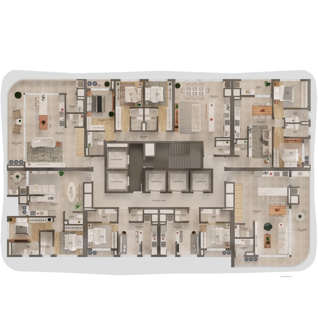 Apartamento, 2 quartos, 80 m² - Foto 23