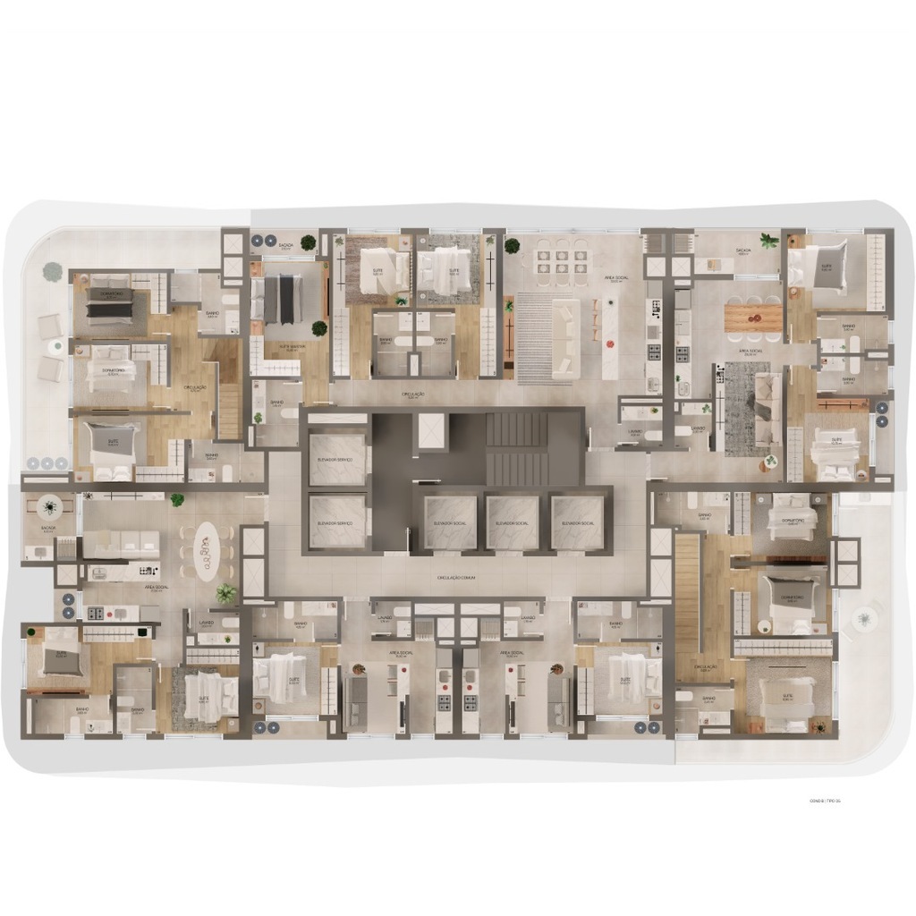 Apartamento, 2 quartos, 80 m² - Foto 24