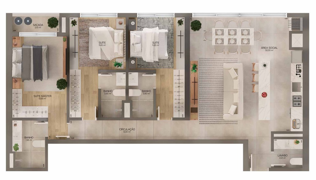 Apartamento, 2 quartos, 80 m² - Foto 28
