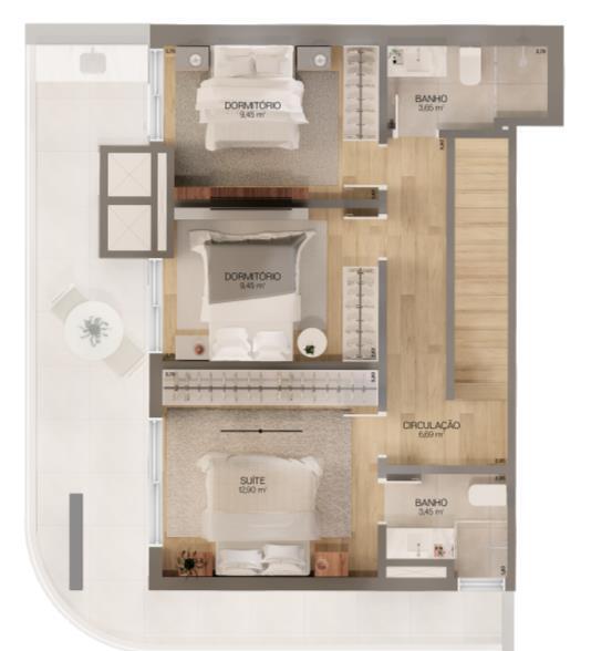 Apartamento, 2 quartos, 80 m² - Foto 32