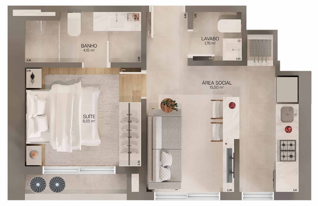 Apartamento, 2 quartos, 80 m² - Foto 25