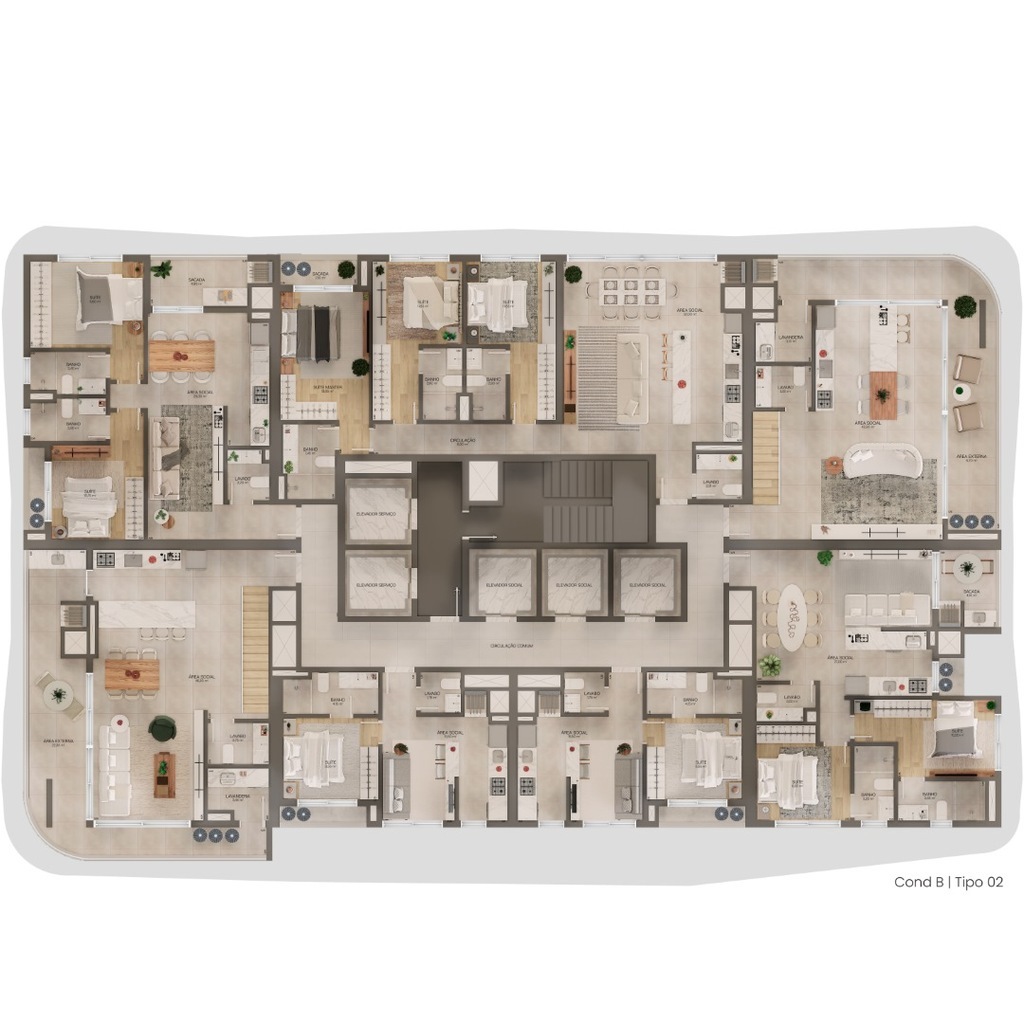Apartamento, 2 quartos, 80 m² - Foto 21