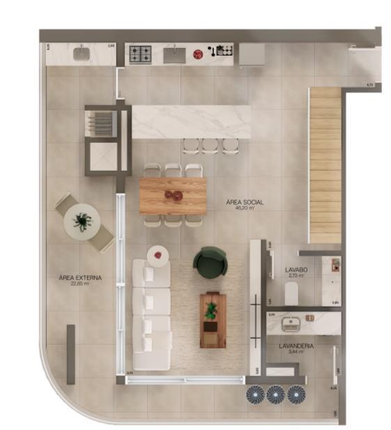 Apartamento, 2 quartos, 80 m² - Foto 31