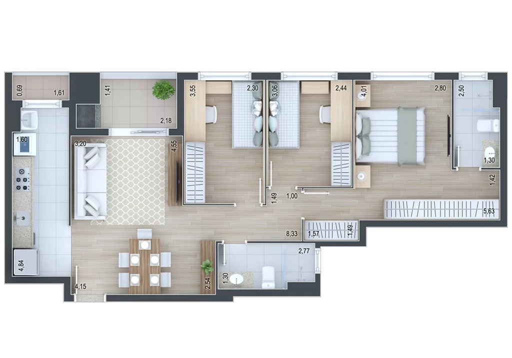 Apartamento, 2 quartos, 71 m² - Foto 35