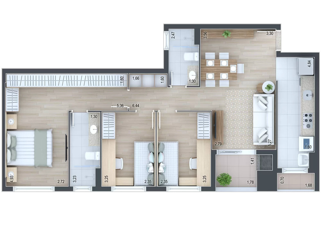 Apartamento, 2 quartos, 71 m² - Foto 37
