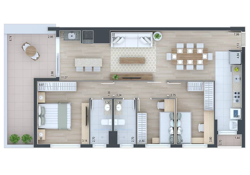 Apartamento, 2 quartos, 71 m² - Foto 42