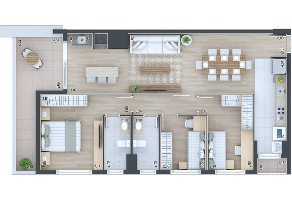 Apartamento, 2 quartos, 71 m² - Foto 41