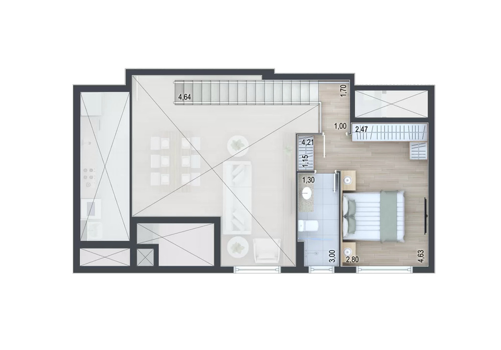 Apartamento, 2 quartos, 71 m² - Foto 72