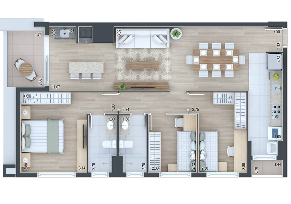 Apartamento, 2 quartos, 71 m² - Foto 40