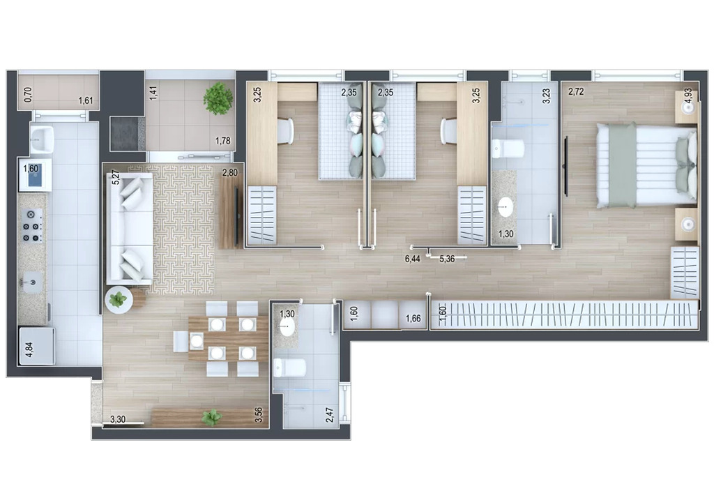 Apartamento, 2 quartos, 71 m² - Foto 38
