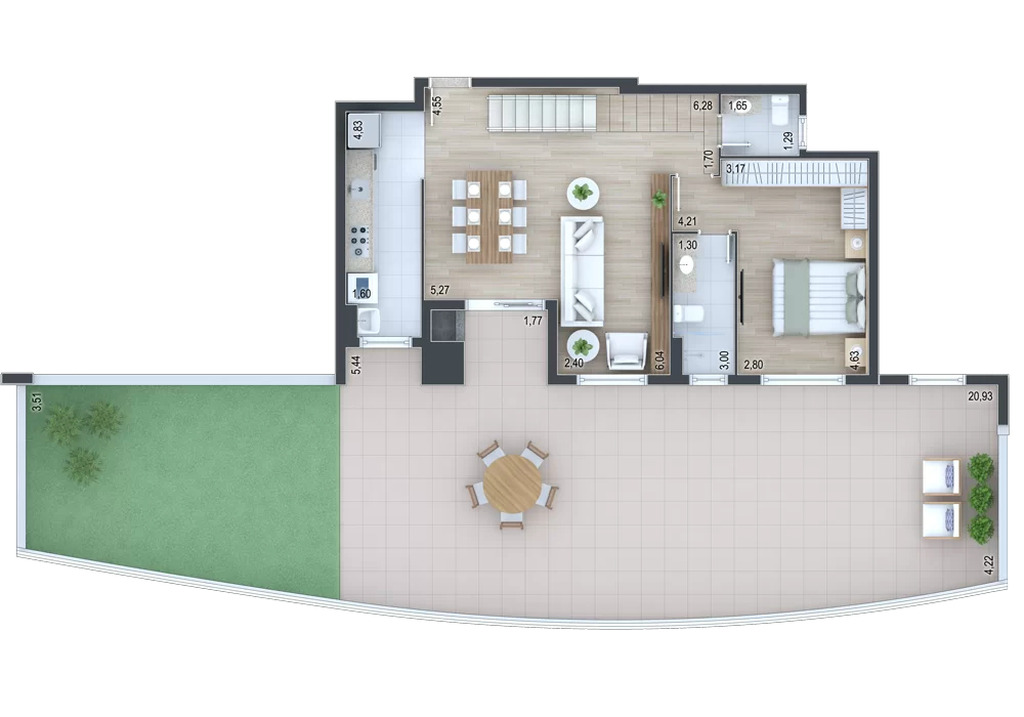 Apartamento, 2 quartos, 71 m² - Foto 71