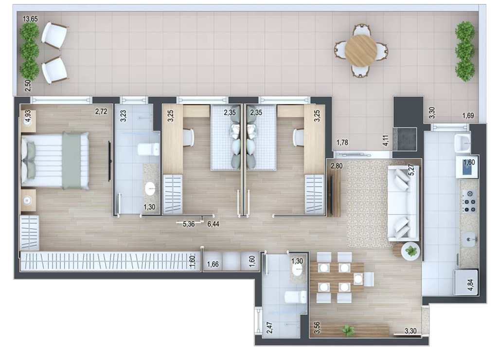Apartamento, 2 quartos, 71 m² - Foto 47