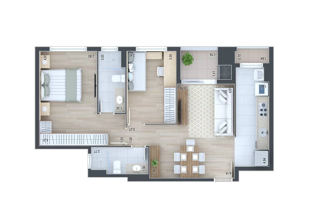 Apartamento, 2 quartos, 71 m² - Foto 32
