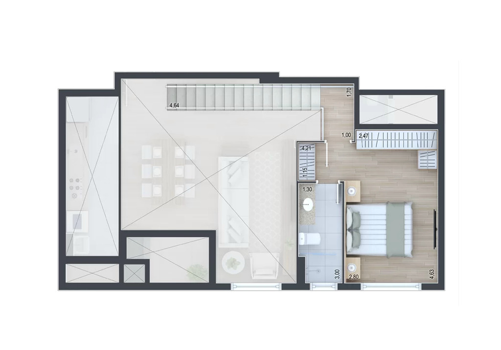 Apartamento, 2 quartos, 71 m² - Foto 46