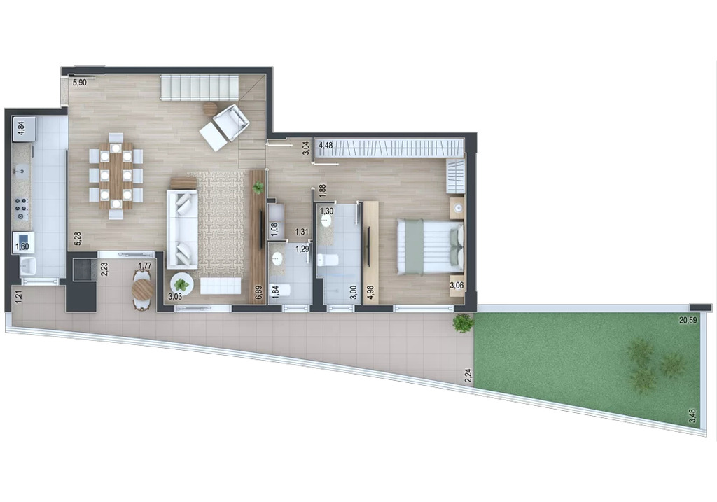 Apartamento, 2 quartos, 71 m² - Foto 58