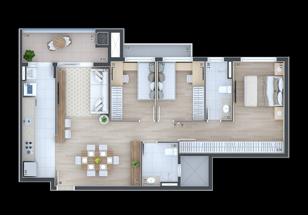 Apartamento, 3 quartos, 126 m² - Foto 31