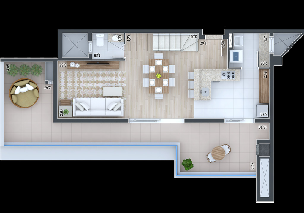 Apartamento, 3 quartos, 126 m² - Foto 44