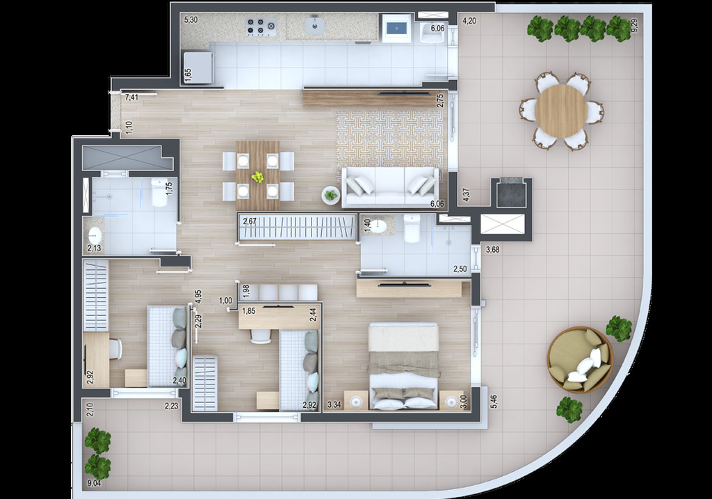 Apartamento, 3 quartos, 126 m² - Foto 38