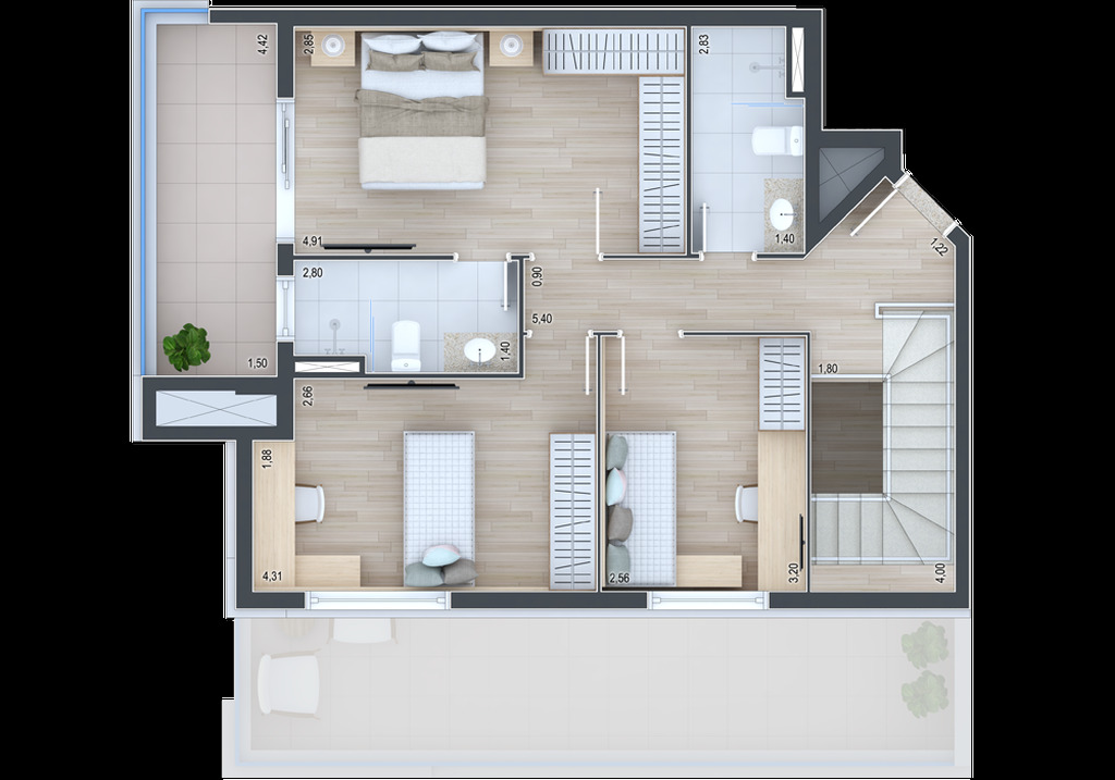 Apartamento, 3 quartos, 126 m² - Foto 52