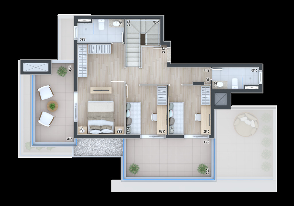 Apartamento, 3 quartos, 126 m² - Foto 60