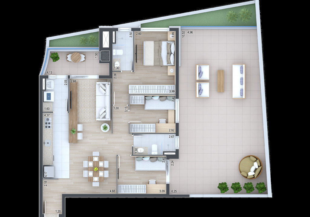 Apartamento, 3 quartos, 126 m² - Foto 43