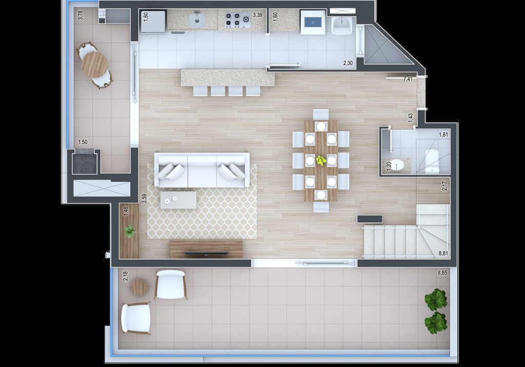 Apartamento, 3 quartos, 126 m² - Foto 50