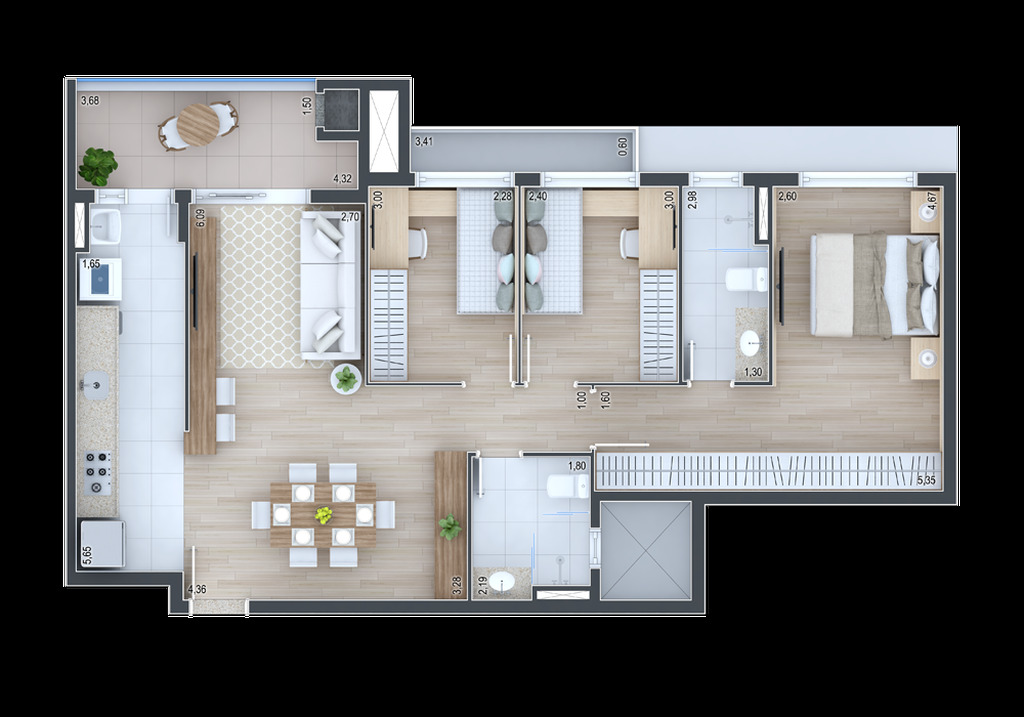 Apartamento, 3 quartos, 126 m² - Foto 30