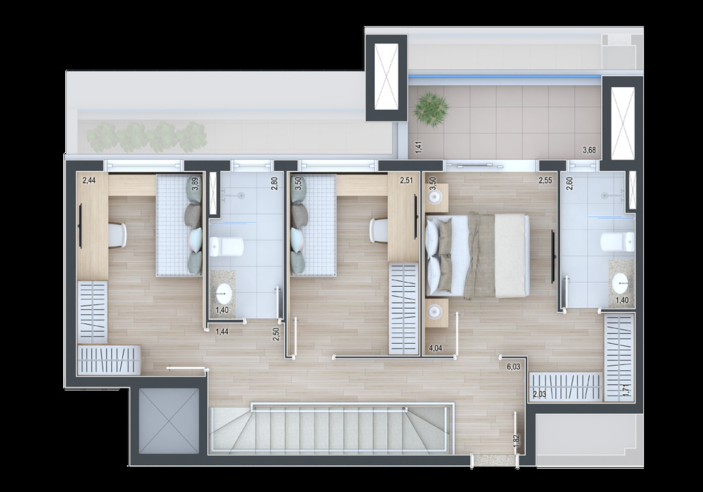 Apartamento, 3 quartos, 126 m² - Foto 40