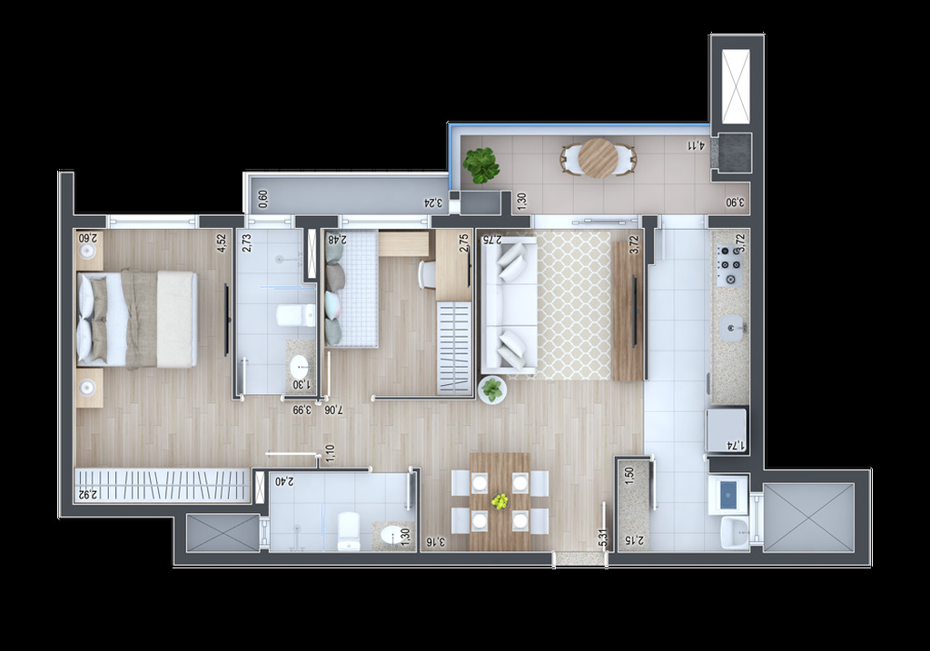Apartamento, 3 quartos, 126 m² - Foto 16