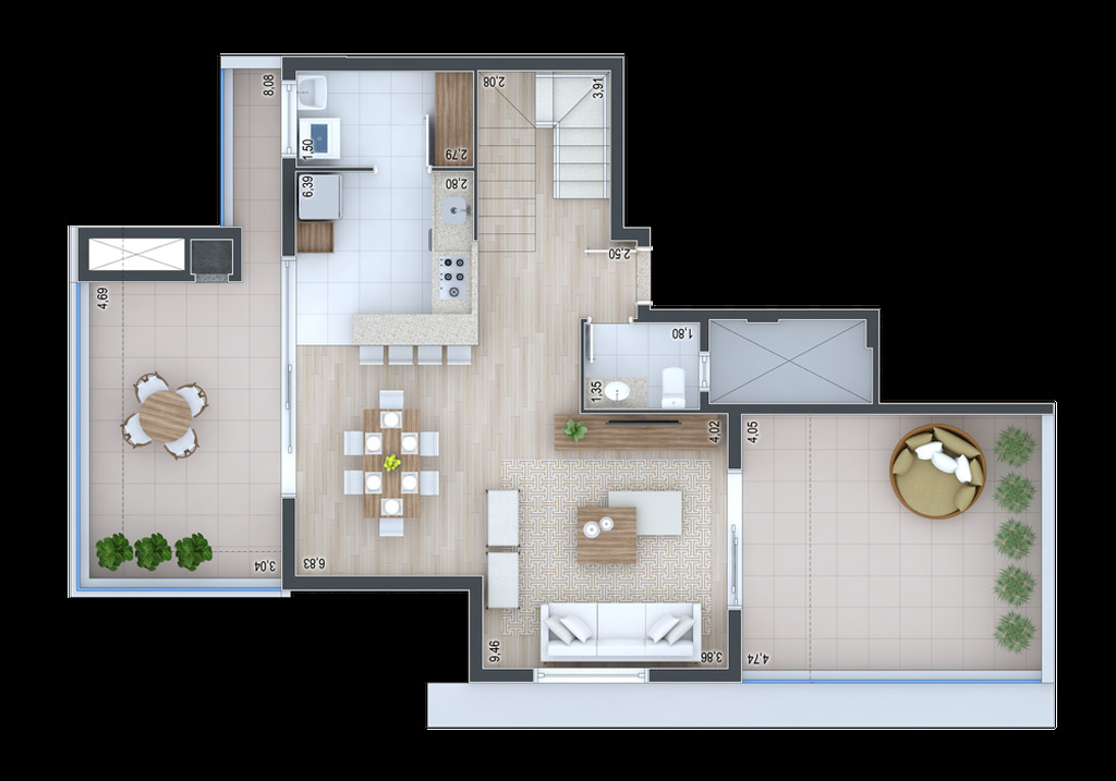 Apartamento, 3 quartos, 126 m² - Foto 59