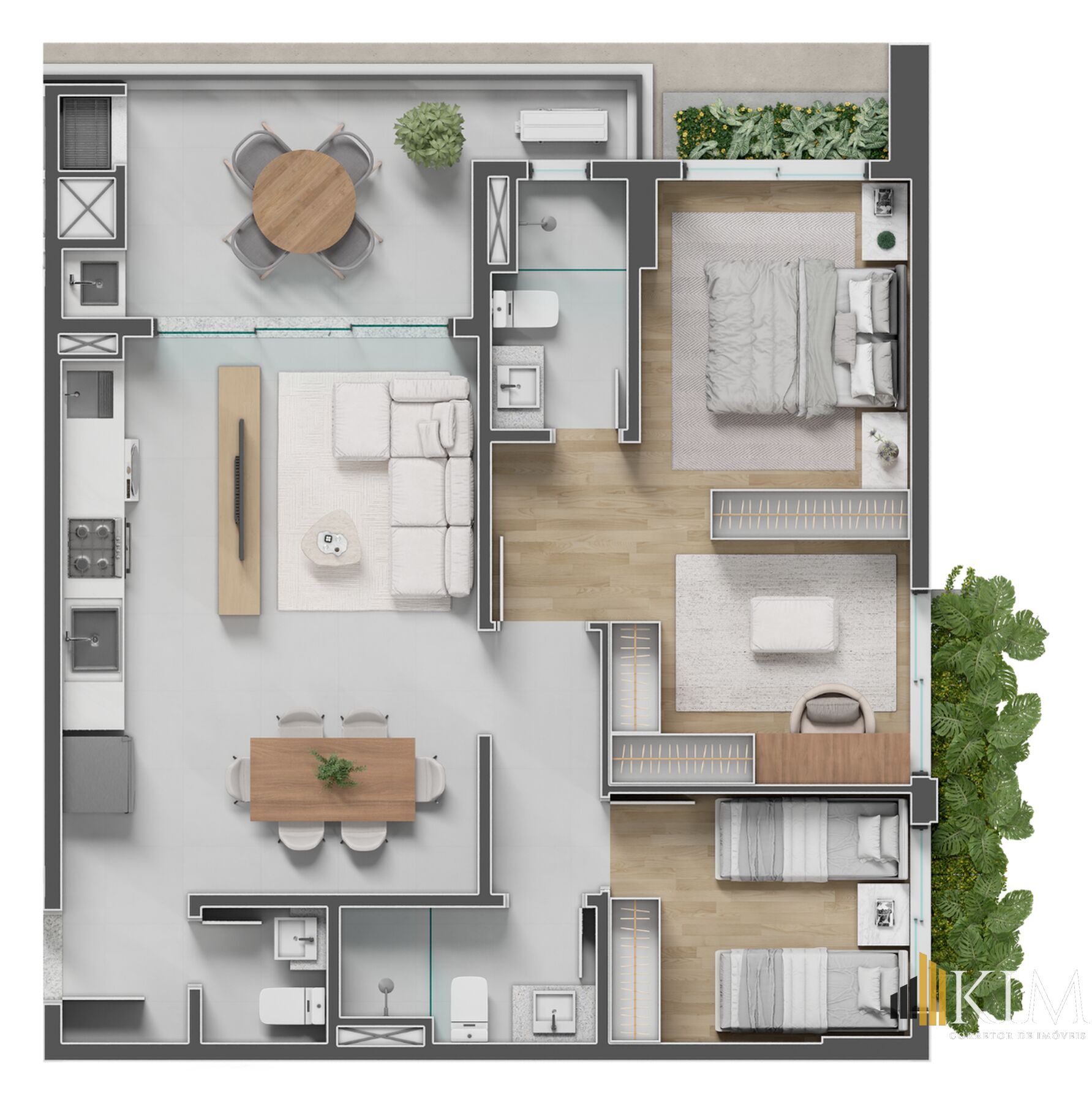 Apartamento, 3 quartos, 72 m² - Foto 32
