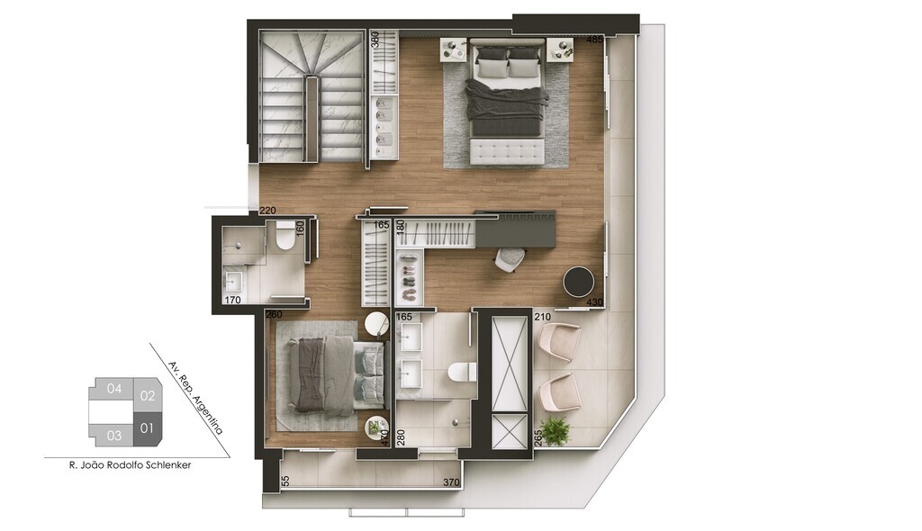 Apartamento, 2 quartos, 146 m² - Foto 57