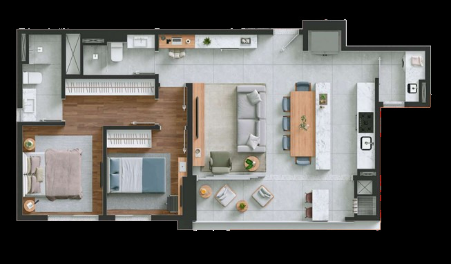 Apartamento, 2 quartos, 86 m² - Foto 24