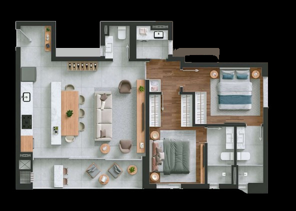 Apartamento, 2 quartos, 86 m² - Foto 25