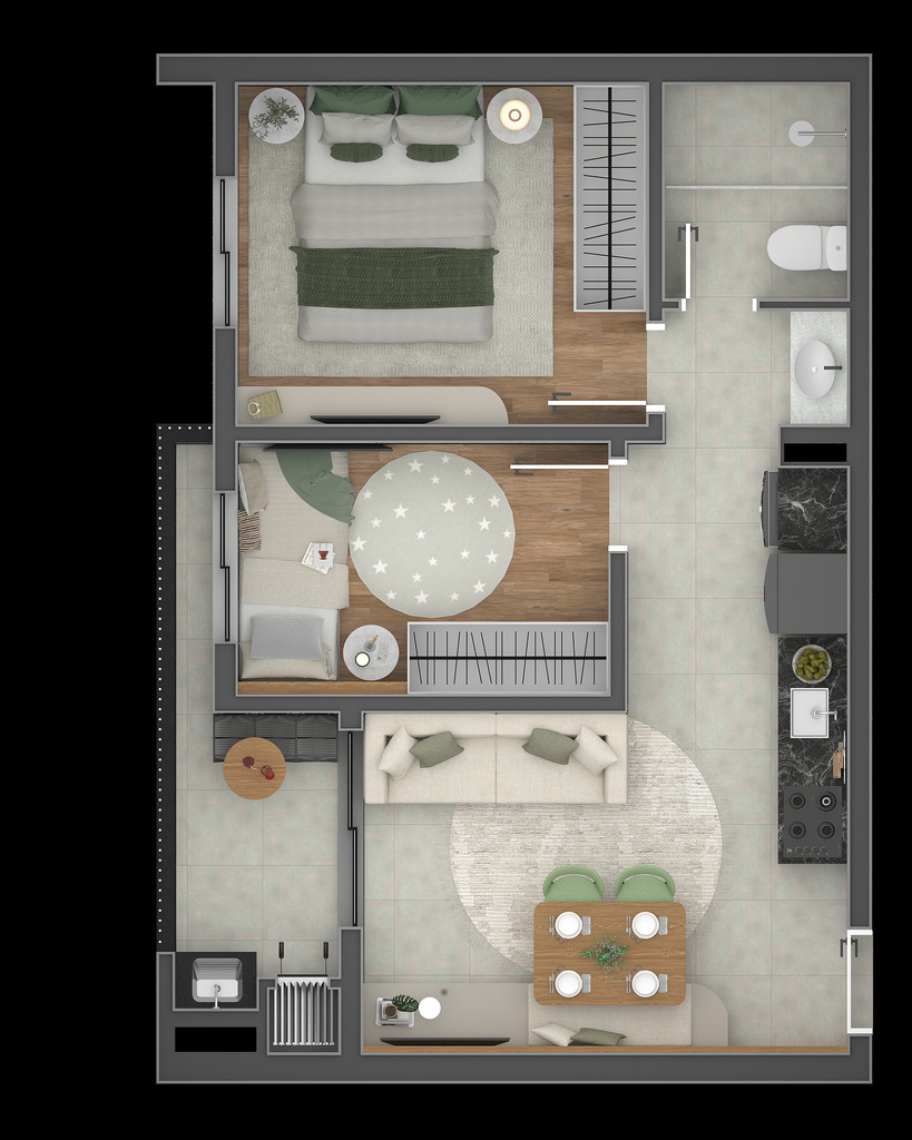 Apartamento, 2 quartos, 57 m² - Foto 24