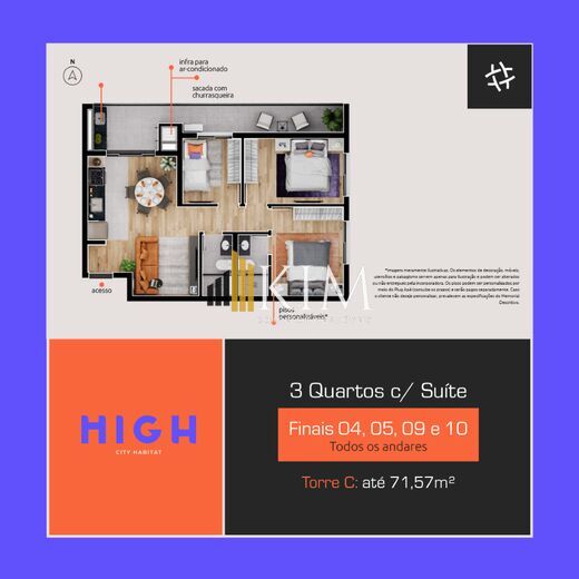 Apartamento, 3 quartos, 66 m² - Foto 37