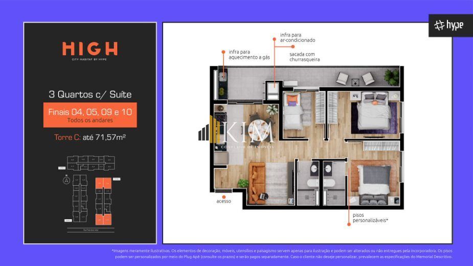 Apartamento, 3 quartos, 66 m² - Foto 38