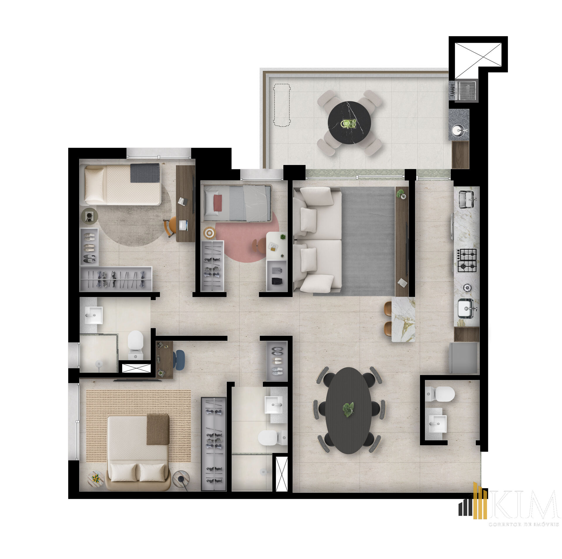 Apartamento, 3 quartos, 89 m² - Foto 12