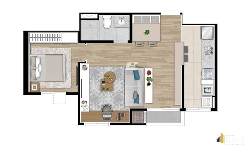 Apartamento, 2 quartos, 44 m² - Foto 15
